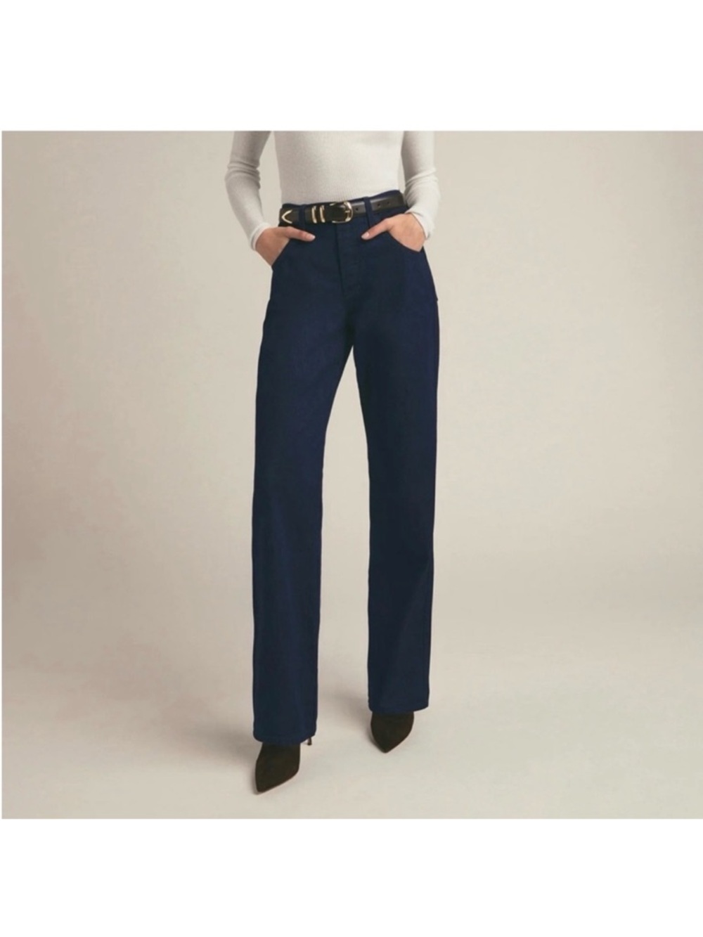 Favorite Daughter The Jennifer high rise loose straight jeans